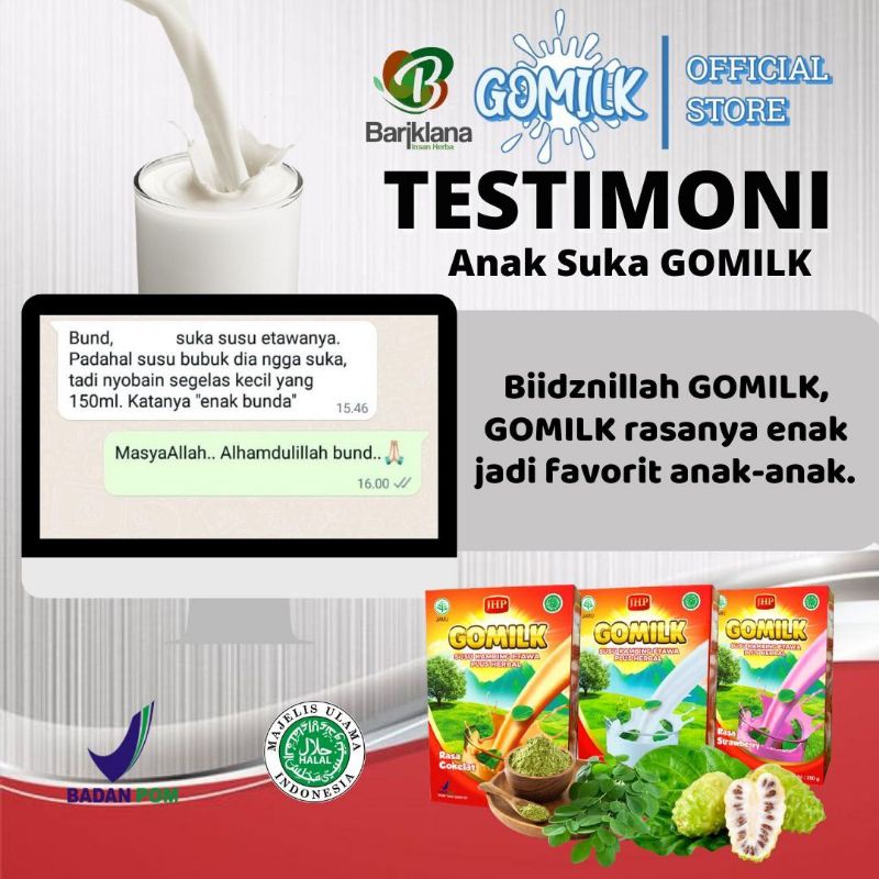 

GOMILK susu kambing etawa klik 1 dapat 2 box