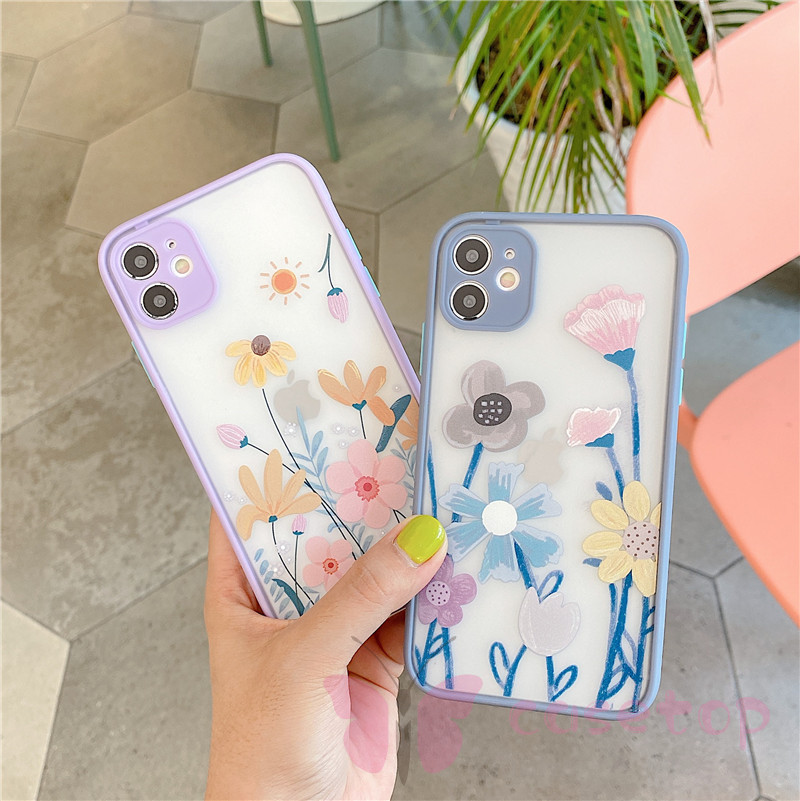 Fresh Flower Camera Lens Protector Case iPhone i12 pro