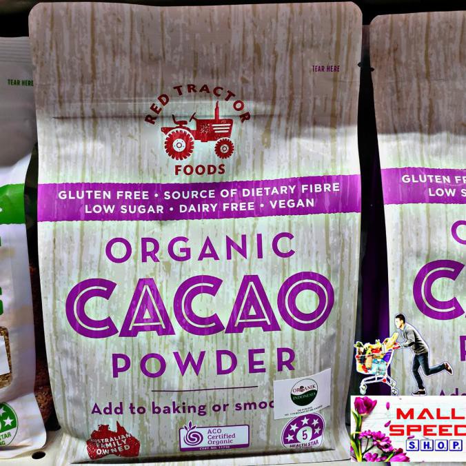 

Red Tractor Organic Cacao Powder 300G / Bubuk Cokelat Organik 300G Terbaru