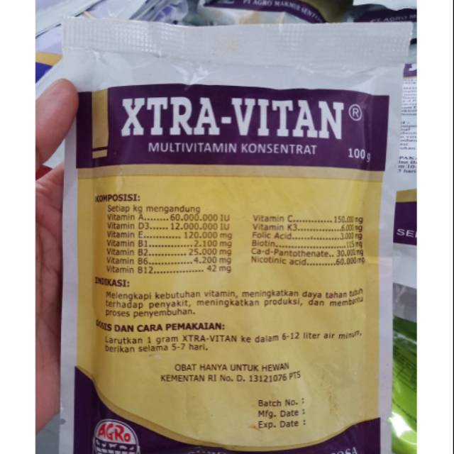 XtraVitan Multivitamin Ternak