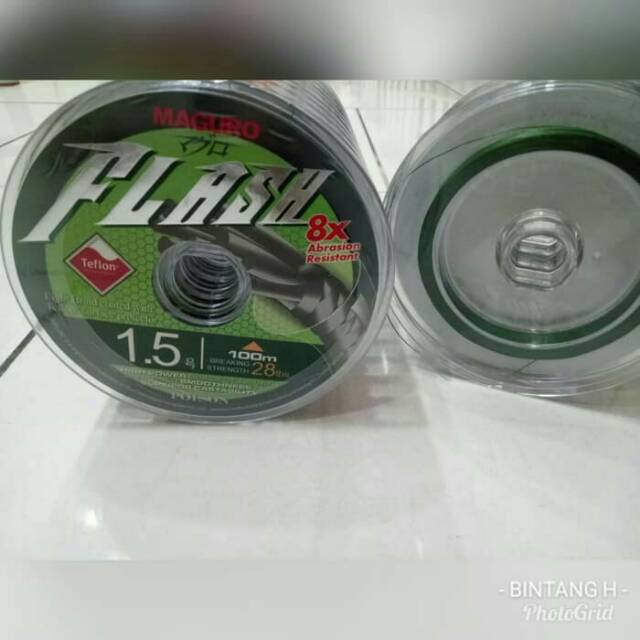 Senar PE Maguro Flash X8 PE 1.5 100 Meter