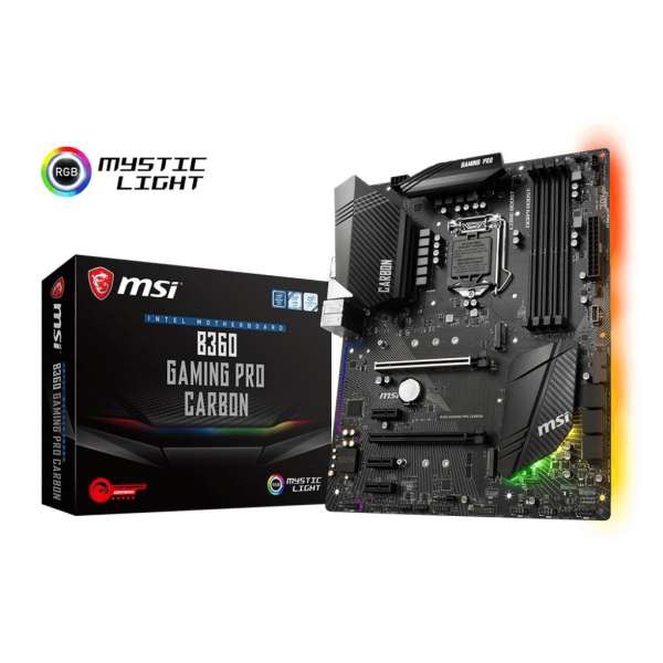 MSI Gaming Motherboard B360 Pro Carbon - Black