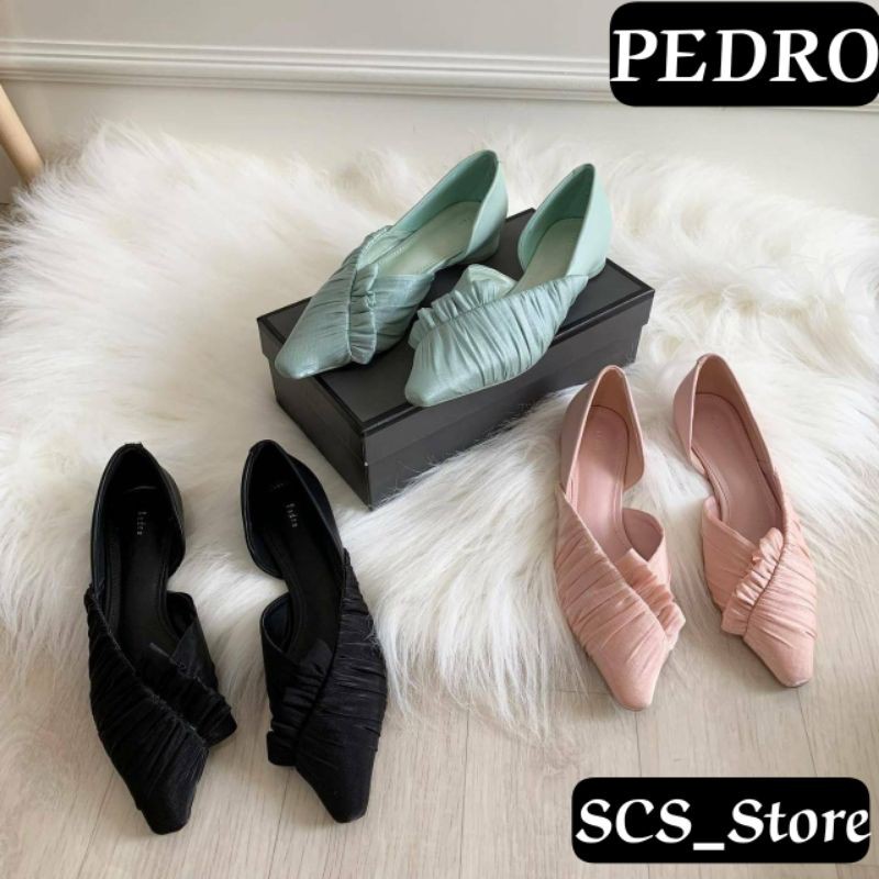 FLAT SHOES WANITA PEDRO / SEPATU FLAT BRANDED IMPORT TERMURAH (ORIGINAL)