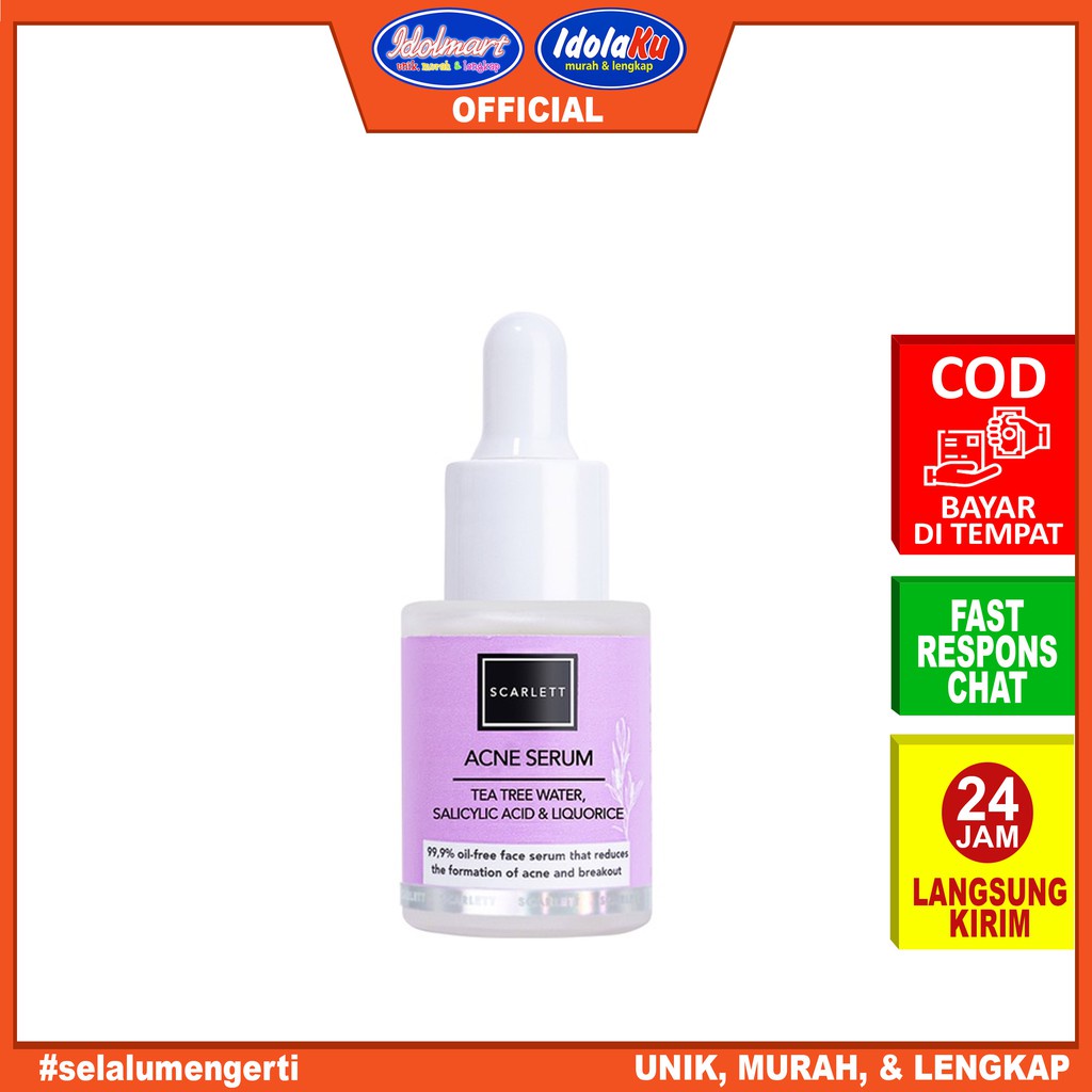 IDOLAKU Scarlett Whitening Acne Serum 15ml