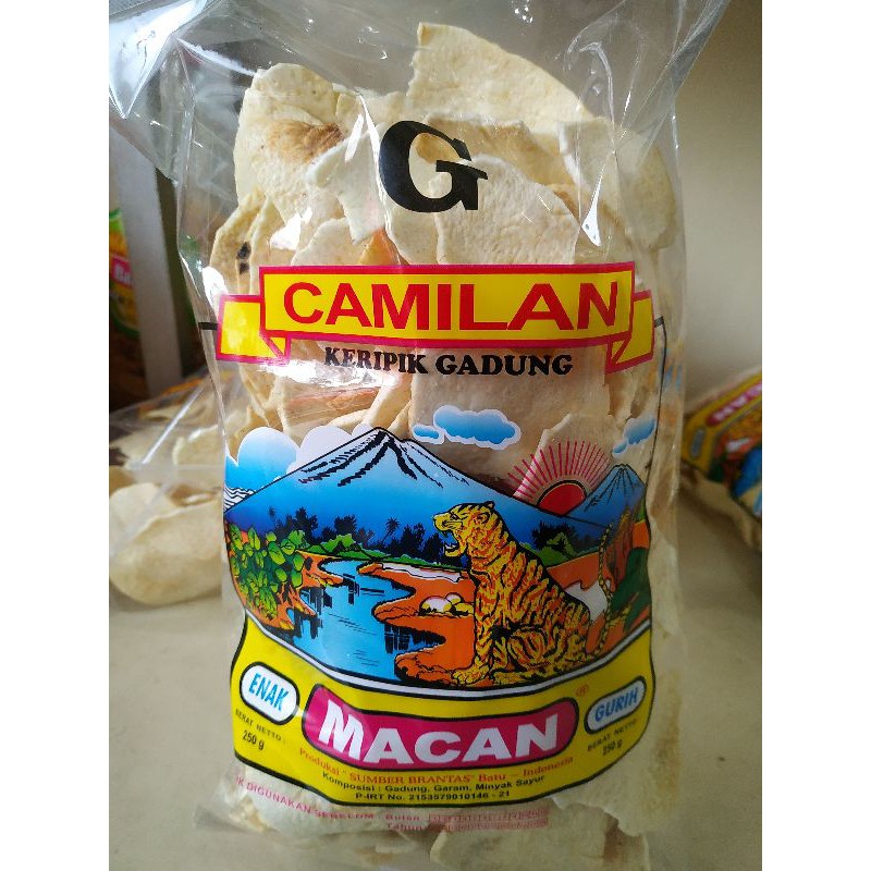

Keripik Gadung Cap Macan 250 Gram by Jeng Linda