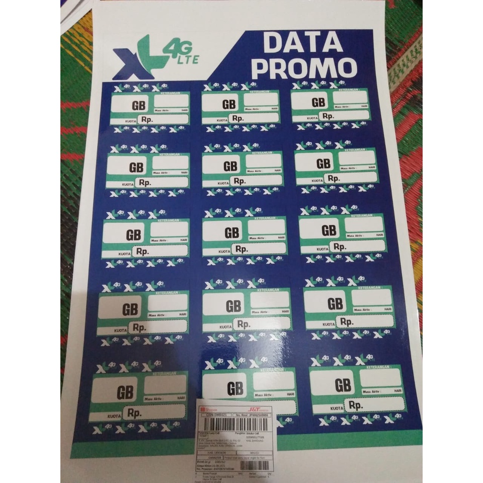 

POSTER DATA PROMO ALL OPERATOR TERANYAR AZIZAHSHOP Bisa COD