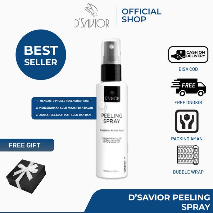 HOT SALE TERLAIRS DSavior Peeling Spray Pembersih Badan Penghilang Daki Ampuh