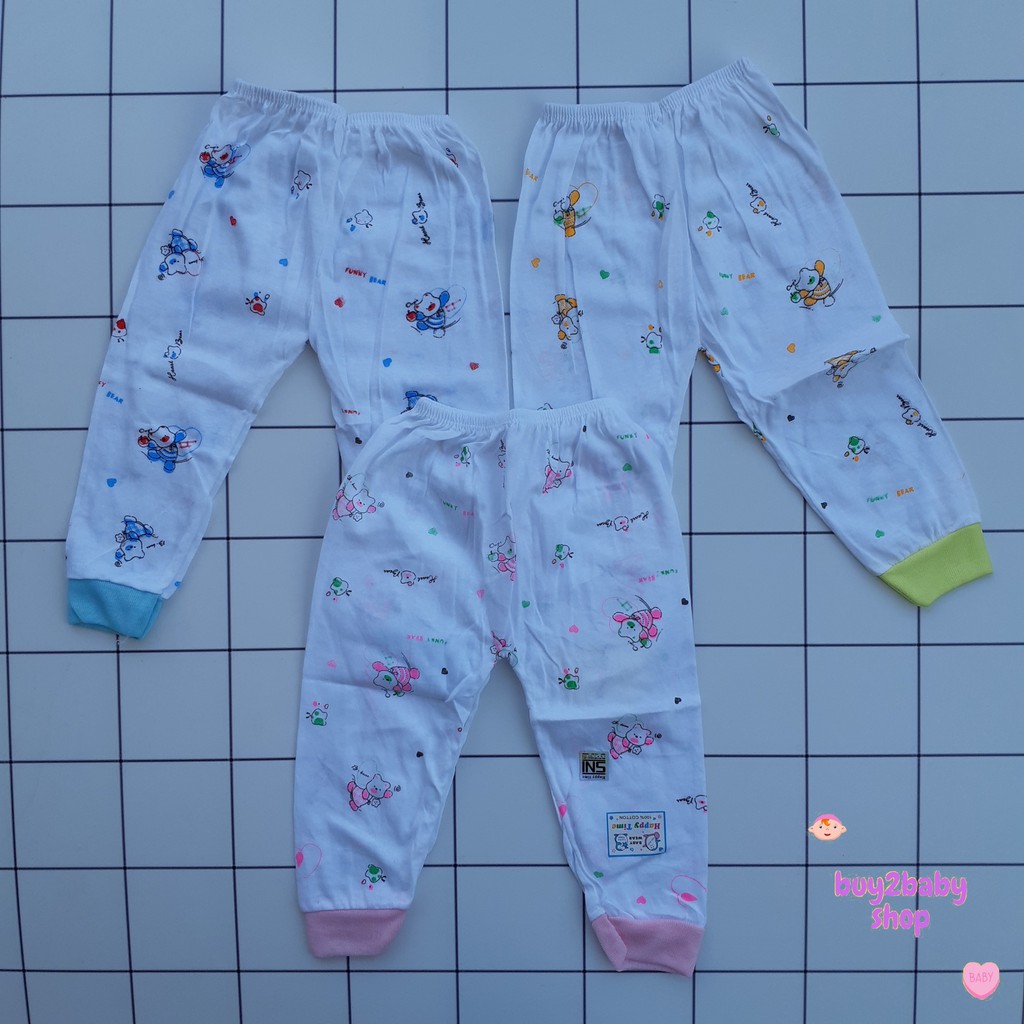 6 Celana panjang bayi model buka Sunjolly isi 6 PCS