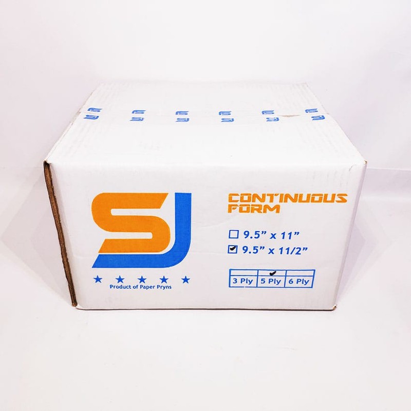 

Paper Pryns Continuous Form 9,5 x 11/2 5ply SJ Orange (1 lembar dibagi 2) - Warna