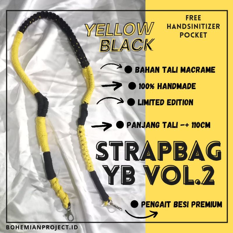 STRAPBAG YB VOL.2 FREE HANDSANITIZER | STRAPBAG CUSTOM BANDUNG