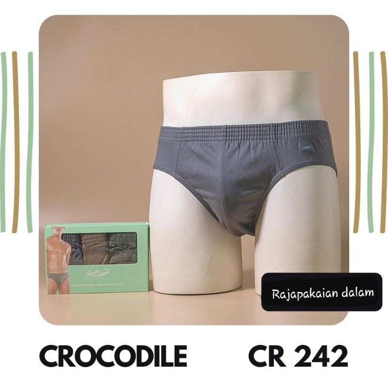 Celana dalam pria Crocodile 242 Harga 3PCS