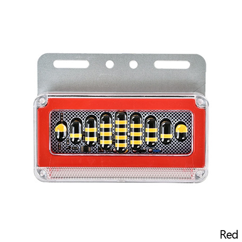 TK 1PC DC 24V 9D LED Side Marker Lights Car Lights Warning Tail Light Auto Trailer Truck Lamps