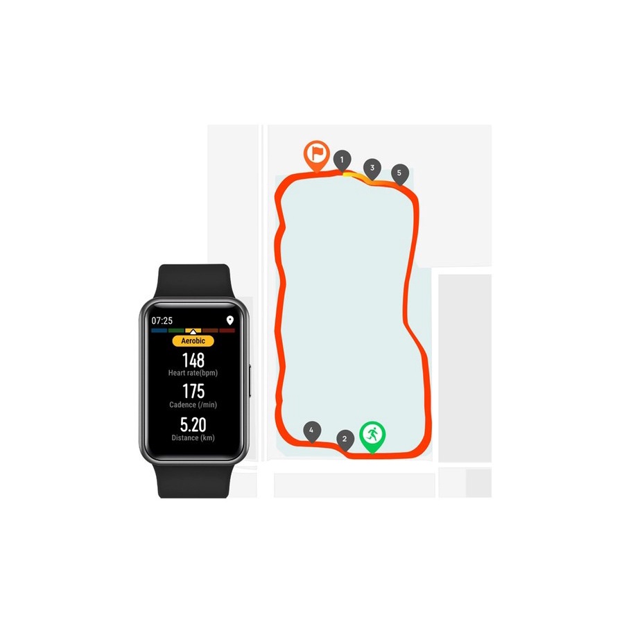 Huawei Watch Fit Smartwatch - Garansi TAM 1 Tahun