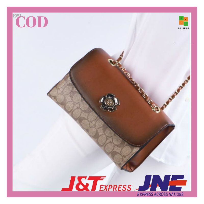 TAS WANITA COACH RANTE IMPORT PREMIUM PROMO MURAH  Parker Flapbag TC1951