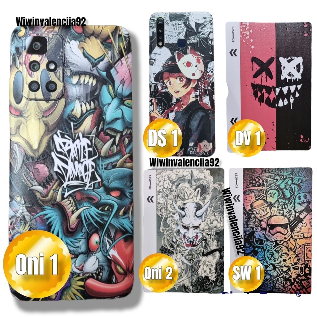 BACK Skin Stiker ONI INFINIX SMART 9 8 Pro 7 6 6HD, 6+ 6 6.6" HD+, 5, 4 3+ STAR WARS/Adventure Time 