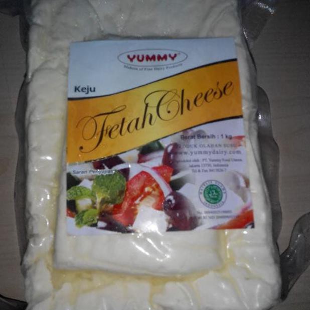 

[[BISA COD]] Yummy Feta Cheese Cow milk 1kg TERPERCAYA Kode 799