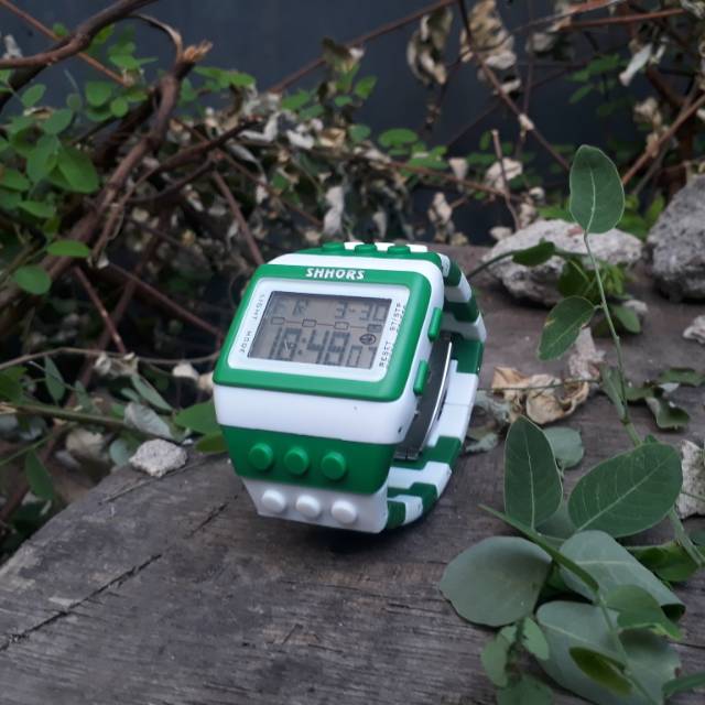 Jam Tangan/Watch SHHORS GREEN WHITE