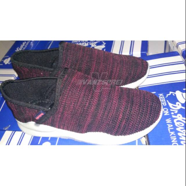 Dr.kevin sepatu original maroon