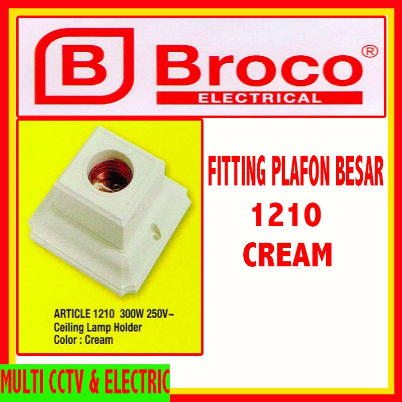 BROCO Fitting lampu Plafon Broco 1210 ASLI
