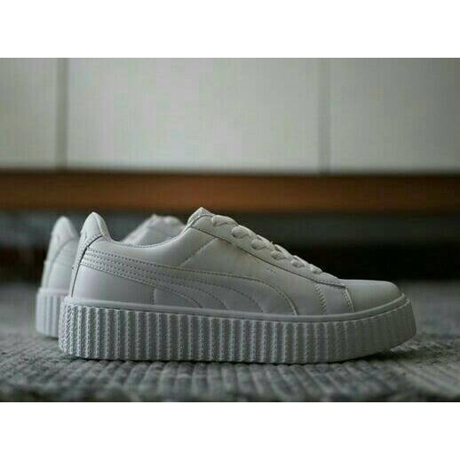 SEPATU KETS PUMA RIHANNA PUTIH SOLID FULL Murah