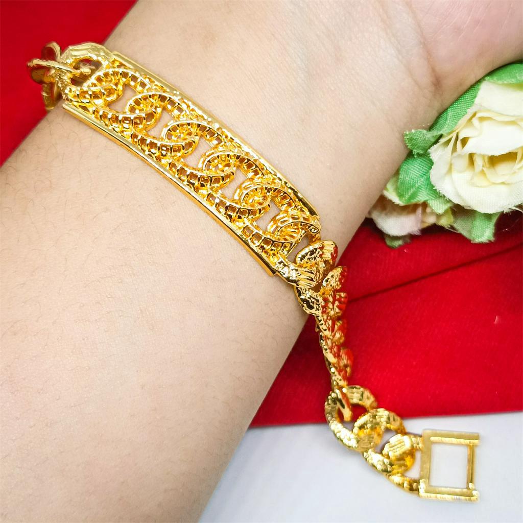 Gelang Kendari Perhiasan Lapis Emas 24K gold Dubai Gelang Tangan Bracelet Fashion bangle