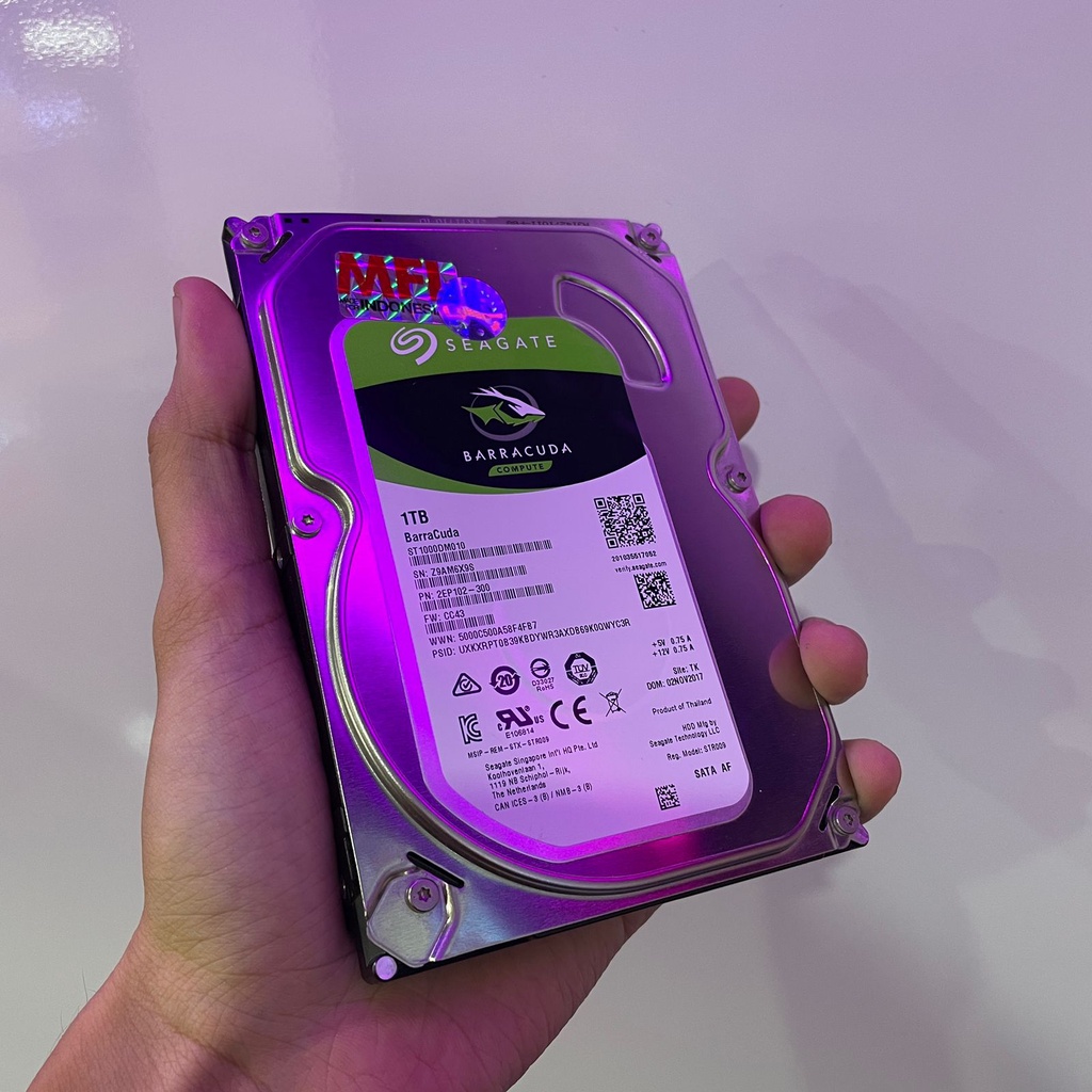 HDD - SEAGATE BARRACUDA MFI 1TB 100% NORMAL