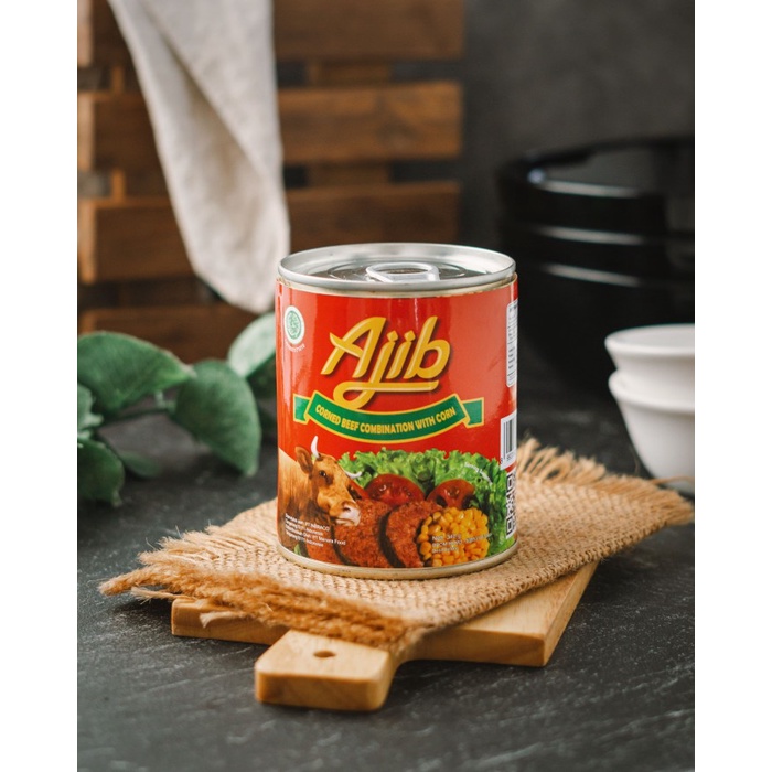 

Da202X6 Kornet Sapi Kombinasi Jagung | Ajib Kornet Daging Sapi 340Gr Rasa Jagu Xa20X1