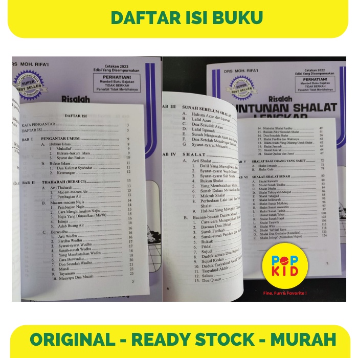 PROMO BUKU TUNTUNAN SHOLAT LENGKAP EDISI TERBARU