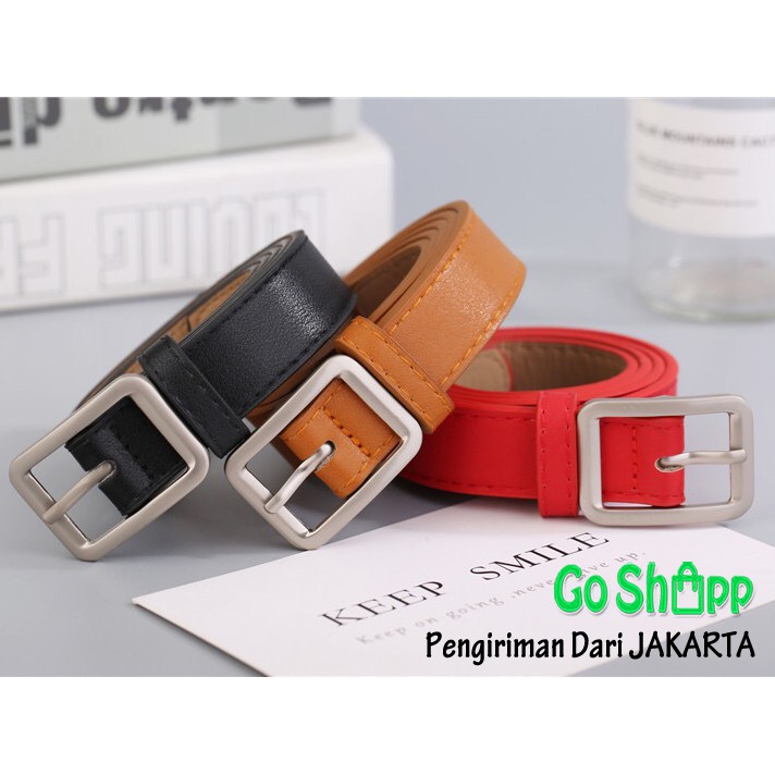 Gesper Wanita Import Persegi - Tali Pinggang Import - Ikat Pinggang Fashion Korea Terbaru [IK03]