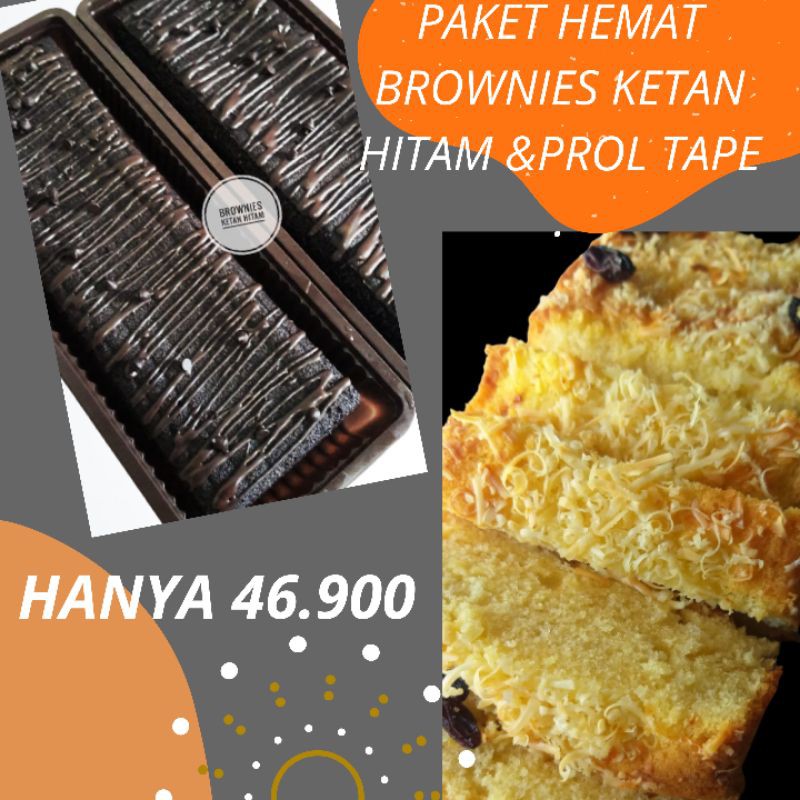 

BROWNIES KETAN HITAM/PROL TAPE/BOLU TAPE/MAKANAN/BOLU/CAMILAN