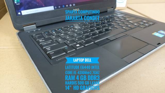 Laptop Dell Latitude E6440 Intel Core i5 - 4310M Ram 4 GB DDR3 Hardis 500GB Layar 14 inc HD Grafichs