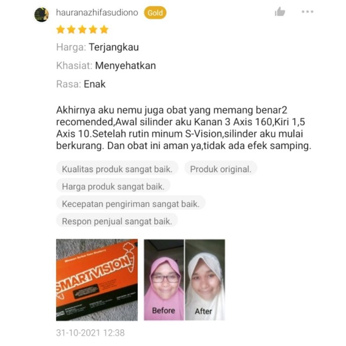 SMART VISION (ORANGE) 100% ORI-4