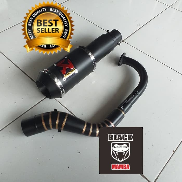 Knalpot Akrapovic GP M1 Black Dof Fullsystem Nmax Aerox Vario Beat Mio