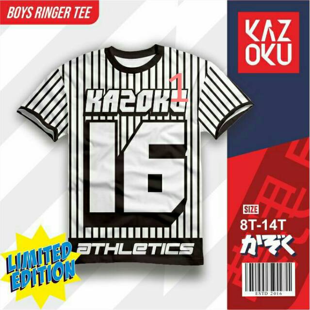 KAZOKU KAOS ANAK 8T(6-7TH)