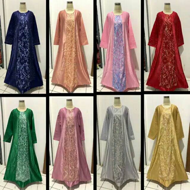 GAMIS TILE BORDIR PAYET MEWAH PESTA