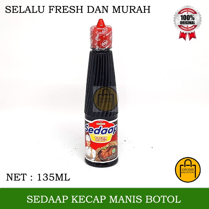 

KECAP MANIS SEDAAP BOTOL 135ML