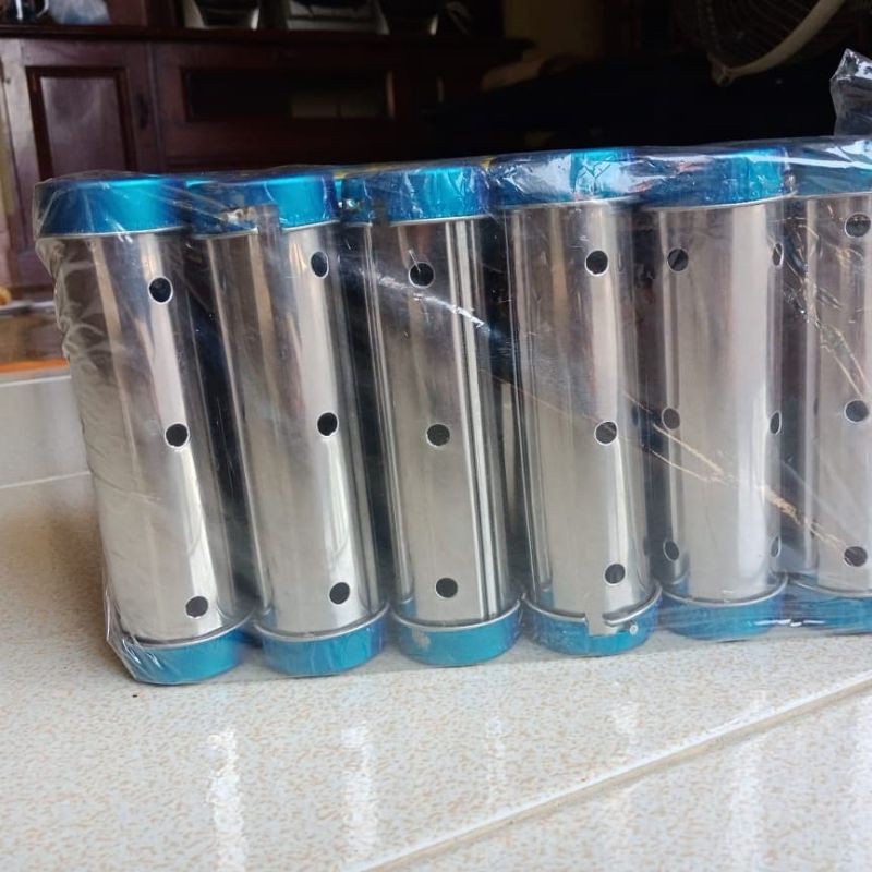 cetakan lontong stenlis ukuran 15 cm 12 Pcs. lontong stenlis cetakan lontong stenlis termurah promo