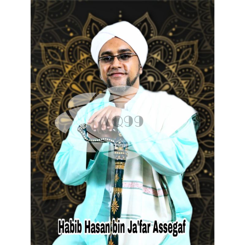 POSTER HABIB HASAN ASSEGAF/ FOTO ULAMA UKURAN A3