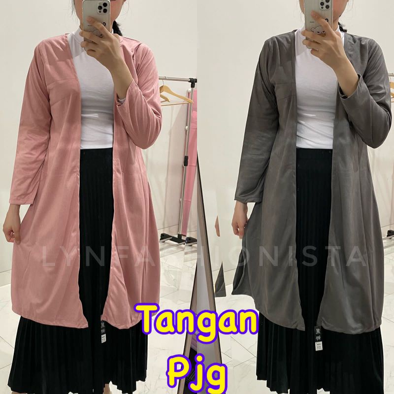 (MAX BB 70 KG)OUTER WANITA POLOS BAHAN CODORAY PREMIUM/KARDIGAN PANJANG MUSLIMAH MURAH/RARA