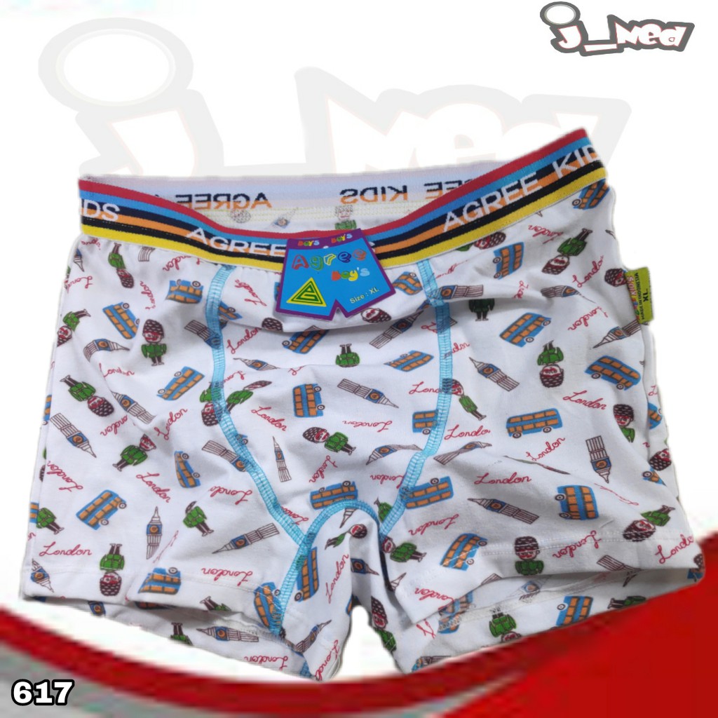 J617 CD BOXER ANAK COWOK AGREE KIDS BOXER ANAK ART 6169