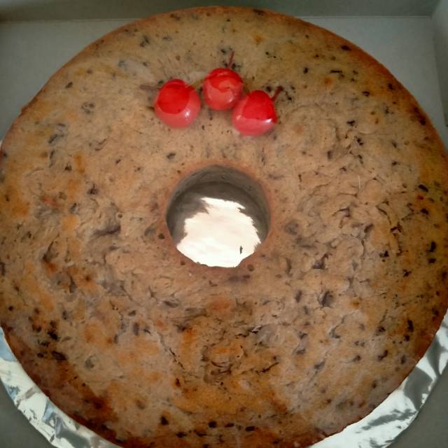 

Banana Butter Cake with meses ceres