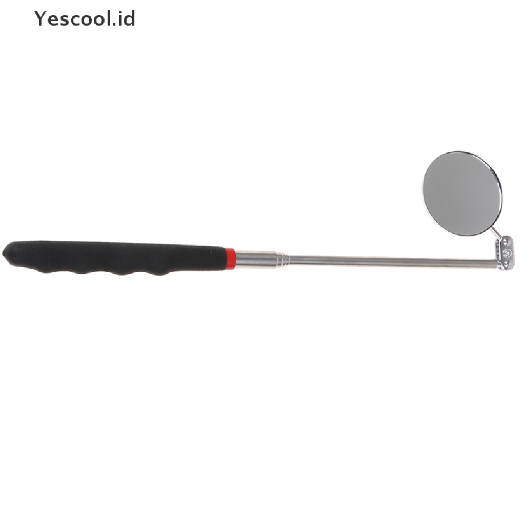 1 Pc Cermin Inspeksi Bentuk Bulat Dapat Berputar 360 Derajat ° 50mm Alat Perbaikan Mobil