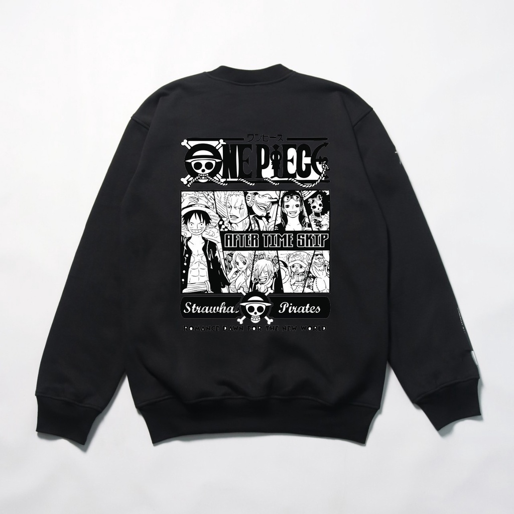 Crewneck one piece anime animasi - crewnwck animasi one piece