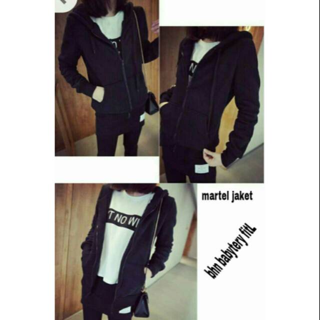 Jaket Martel Hitam