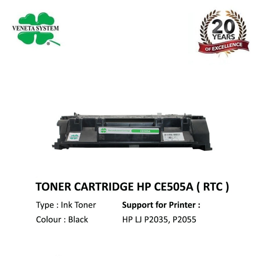 TONER CATRIDGE CE 505 A BLACK / RTC CE505A