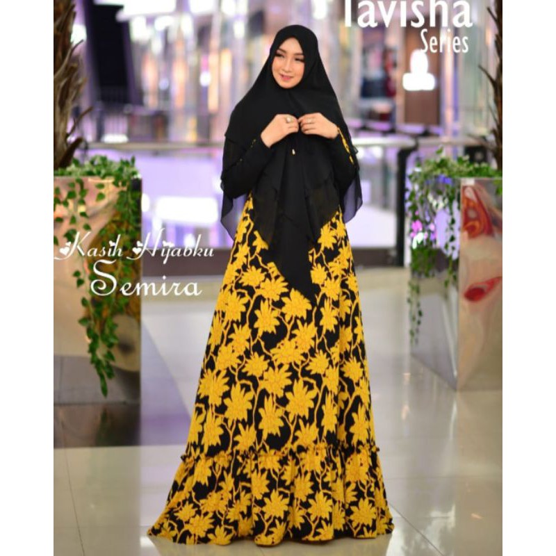 TAVISHA SEMIRA / ORIGINAL BY KASIH HIJABKU / GAMIS AJA