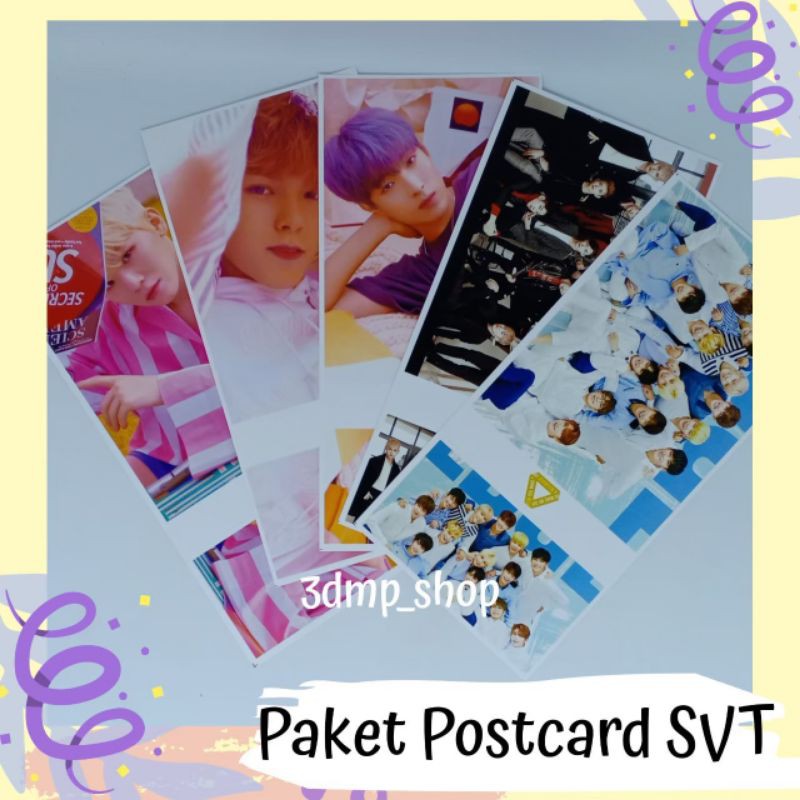 Paket Postcard Stiker Seventen Make My Day