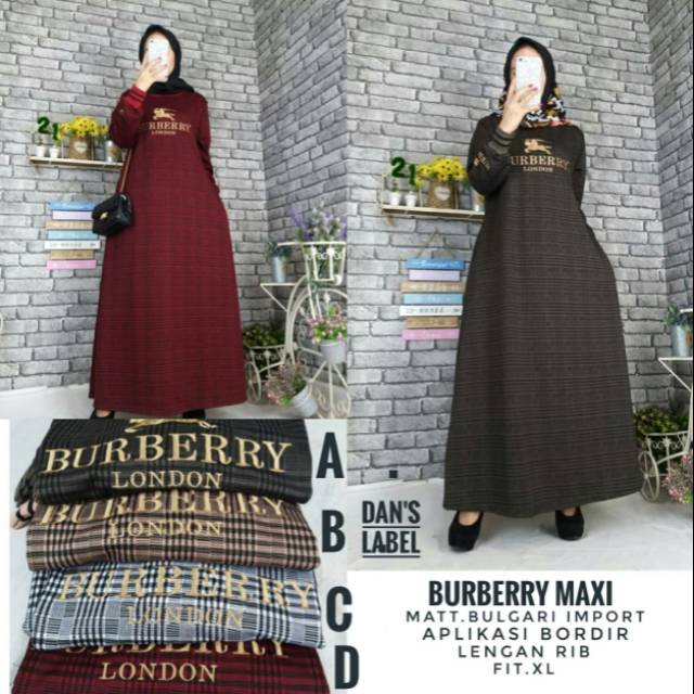 

Burberry maxi by dans label