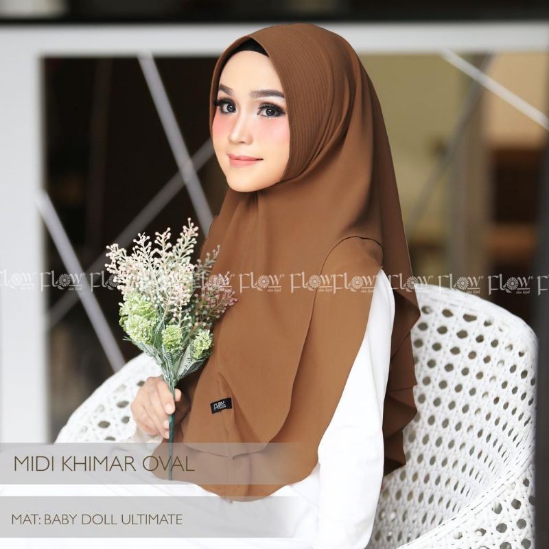 (((ORI FLOW)))) Khimar MIni Oval /MIDI KHIMAR OVAL-5