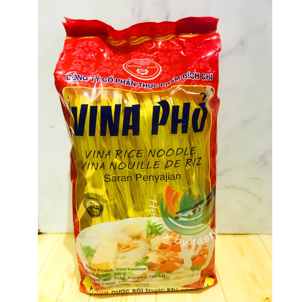 Vina Pho Rice Noodle Vietnam Vina Kwetiaw Mie Beras 400gr halal